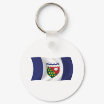 Northwest Territories Flag Keychain