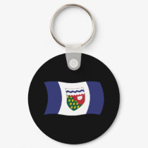 Northwest Territories Flag Keychain