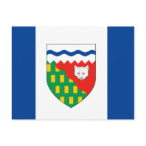NORTHWEST TERRITORIES FLAG postcards