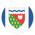 NORTHWEST TERRITORIES FLAG stickers