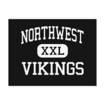 Northwest - Vikings - High - Grand Island Nebraska postcards by customteamsportswear Northwest - Vikings - High - Grand Island Nebraska postcards