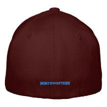 Northwestern Crest Cap Embroidered Hats