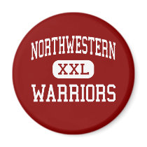 Northwestern - Warriors - High - Springfield Ohio magnets by customteamsportswear Northwestern - Warriors - High - Springfield Ohio magnets