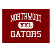 Northwood - Gators - High School - Lena Louisiana Greeting Card