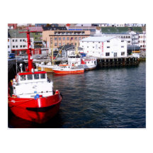 Noruega, Bergen, barcos de pesca Postal