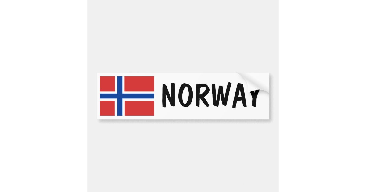 Norway Bumper Sticker | Zazzle