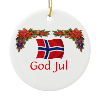 Norway Christmas Christmas Tree Ornament