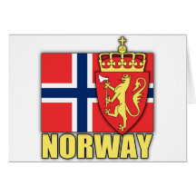 Norway Coat of Arms Card