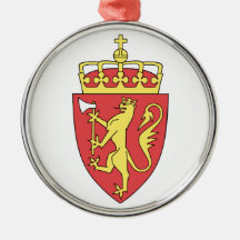 Norway Coat Of Arms Christmas Ornaments