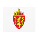 Norway Coat of Arms Postcard