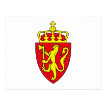Norway Coat of Arms Postcard