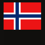 Norway Flag Map Spaghetti Top