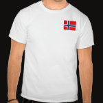 Norway Flag Map Basic T-Shirt