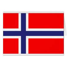Norway flag cards