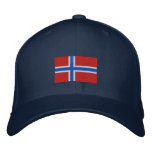 Norway flag embroidered flexfit wool hat embroidered baseball cap