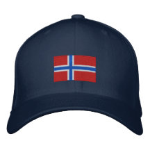 Norway flag embroidered flexfit wool hat embroidered baseball cap
