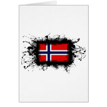 Norway Flag Greeting Card