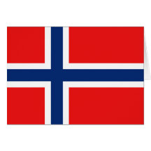 Norway Flag Notecard