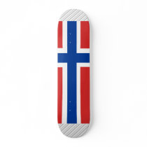 Norway Flag Skate Board