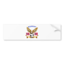 Norway Football Designs Bumper Stickers