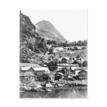 Norway Geiranger Merok Vintage Postcard by Firecrackinmama Norway Geiranger Merok Vintage Postcard