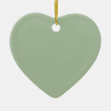 Norway Green Heart Ornament