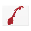 Norway Map postcards