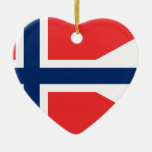 Norway, Norway flag Christmas Ornaments