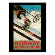 Norway The Home Of Skiing Post Cards