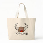 Norway Viking Hat Tote Bag