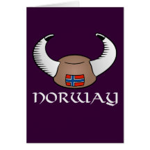 Norway Viking Hat Cards