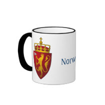 "Norwegian Coat of Arms" Coffee Mugs