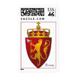 "Norwegian Coat of Arms" Stamp