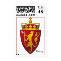 "Norwegian Coat of Arms" Stamp