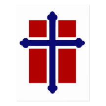 Norwegian Cross Flag Postcard