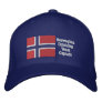 Norwegian Drinking Team Captain Embroidered Hats