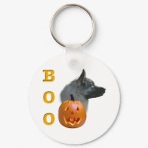Norwegian Elkhound Boo keychains by GreyWolfCreation Norwegian Elkhound Boo keychains
