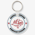 NORWEGIAN ELKHOUND mom keychain