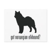 Norwegian Elkhound Post Card