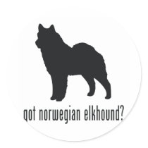Norwegian Elkhound Stickers