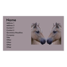 Norwegian Fjord Business Card