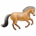Norwegian Fjord Galloping photo sculptures by twopurringcats Norwegian Fjord Galloping photo sculptures