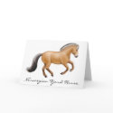 Norwegian Fjord Horse Greeting Card