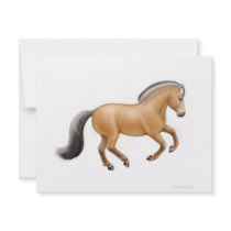 Norwegian Fjord Horse Invitation