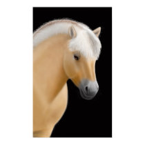 Norwegian Fjord Horse Poster posters by twopurringcats Norwegian Fjord Horse Poster posters