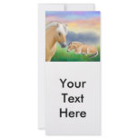Norwegian Fjord Horses Rack Card
