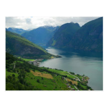 Norwegian Fjord Postcard