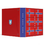 Norwegian Flag binders