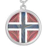 Norwegian Flag Norway Nordic Scandinavian Cross Pendants