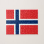 Norwegian Flag Jigsaw Puzzle